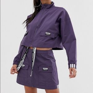 adidas track jacket and skirt set